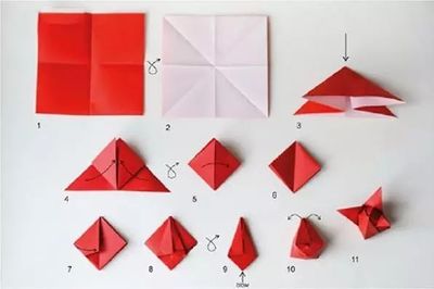 最简易的百合花折纸教程：步骤图解与技巧分享